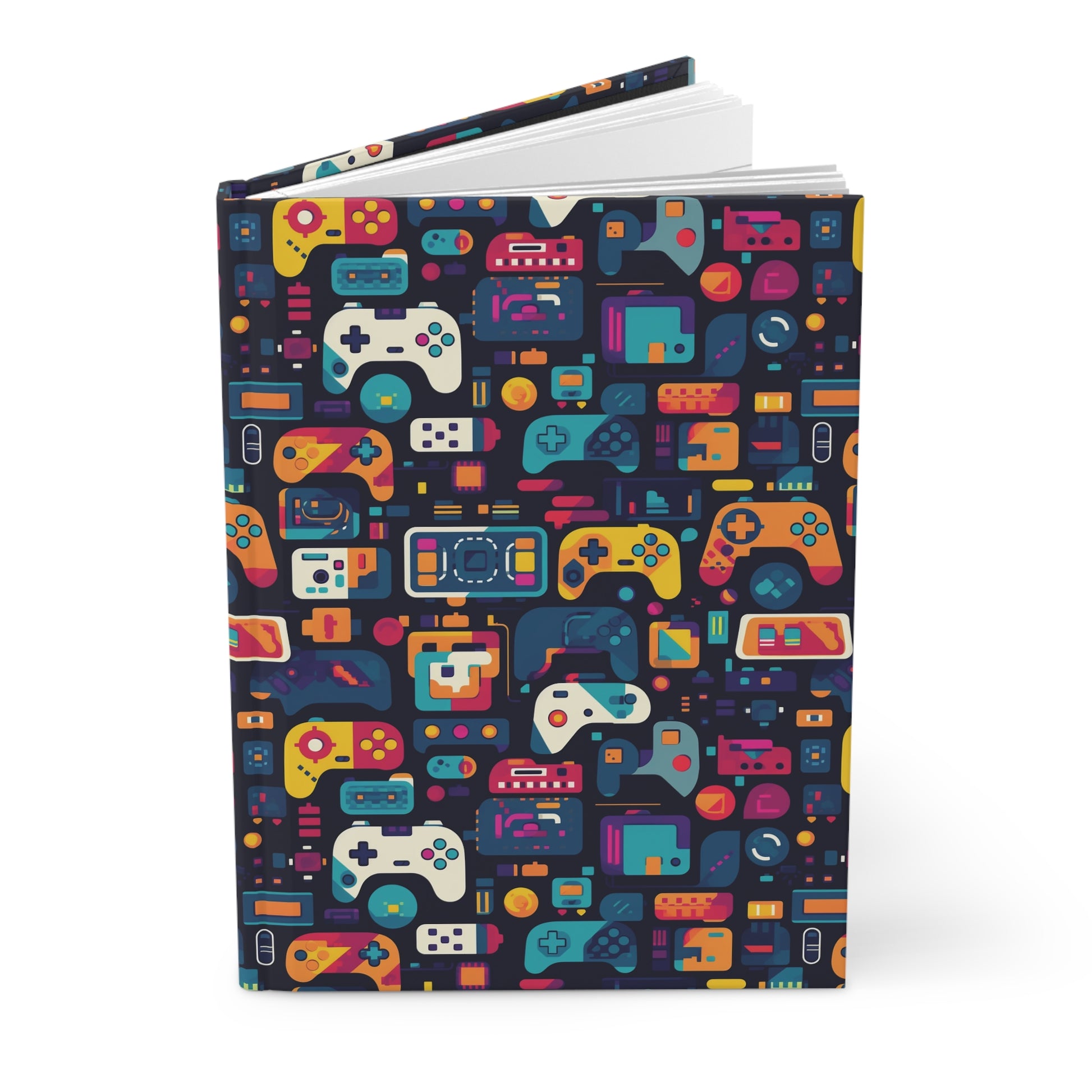 Gaming-Themed Hardcover Journal, Perfect Gift for Gamers