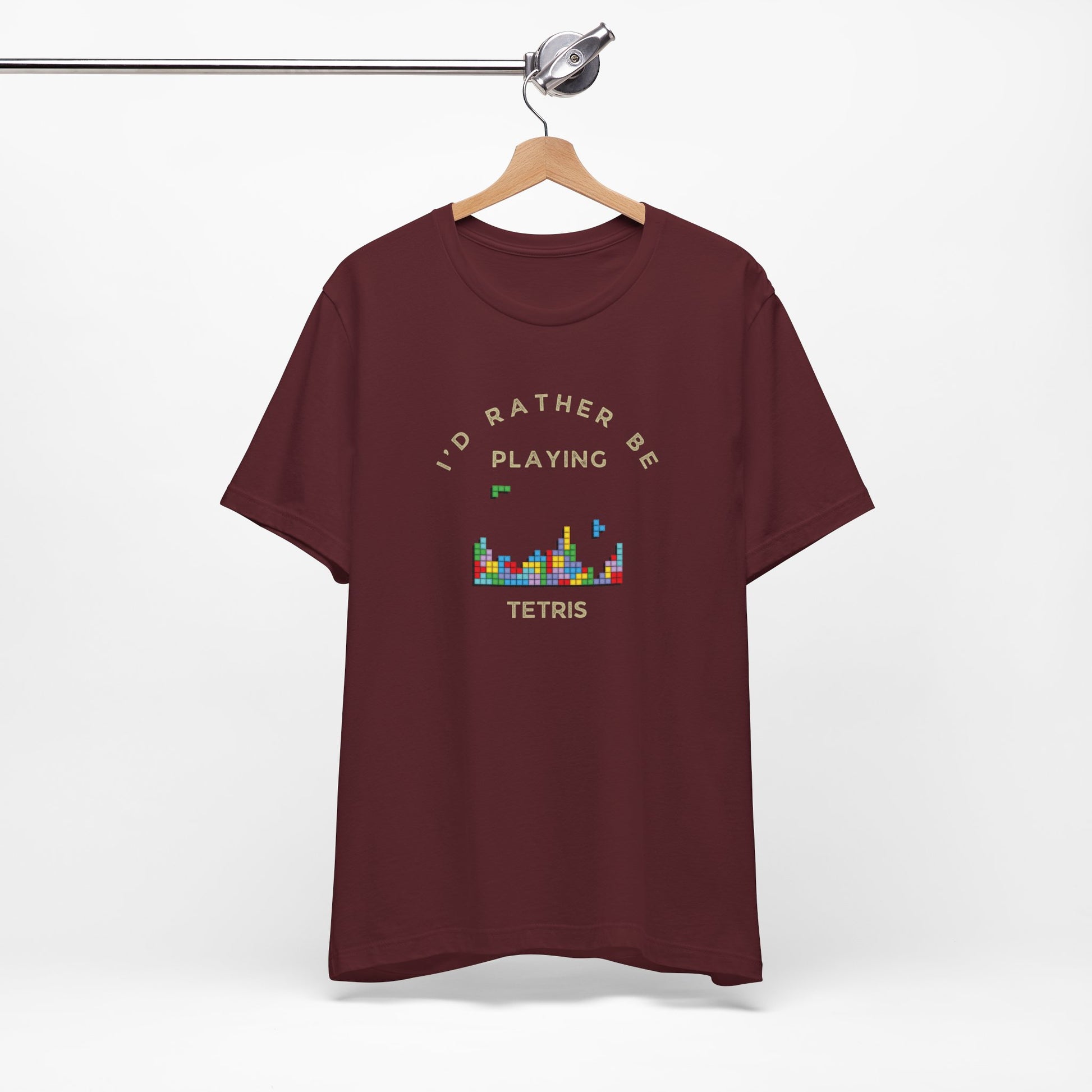 I'd Rather Be Playing Tetris T-Shirt