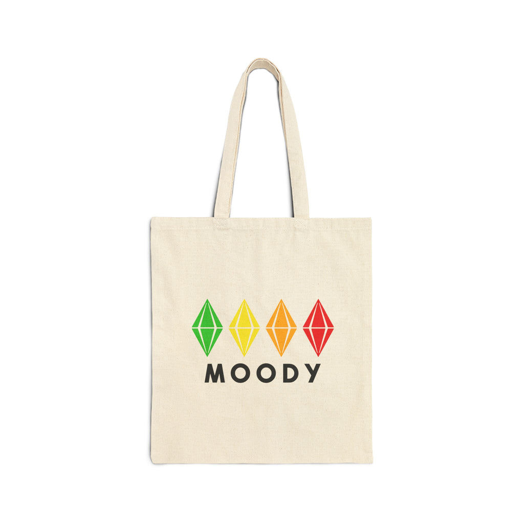 Moody Plumbobs Tote Bag, Sims Mood Canvas Bag, Simmer Gift