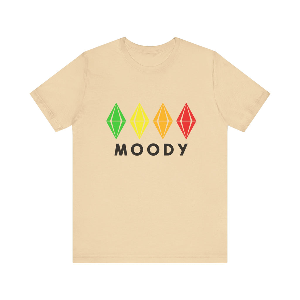The Sims 4 Moody Plumbob T-Shirt - Green Yellow Orange Red Gaming T-Shirt