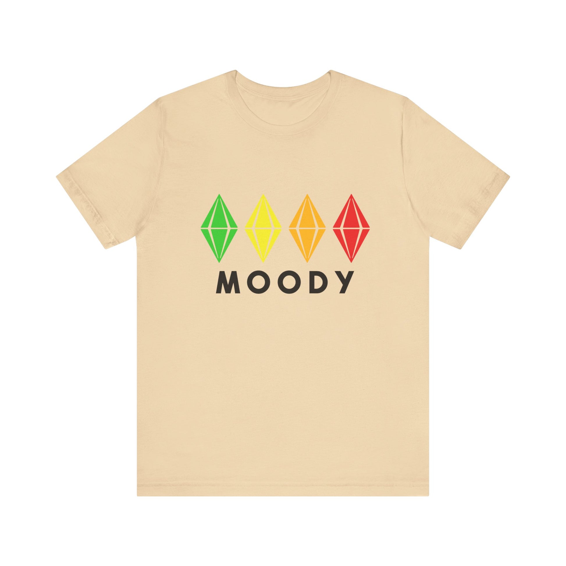 The Sims 4 Moody Plumbob T-Shirt - Green Yellow Orange Red Gaming T-Shirt