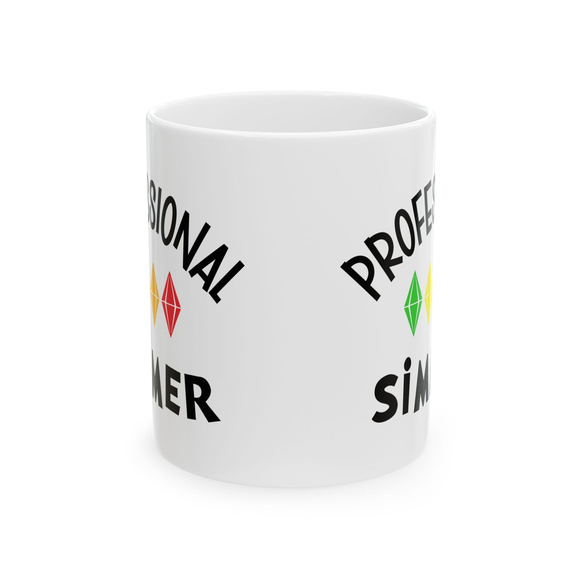 Professional Simmer White Ceramic Mug 11oz