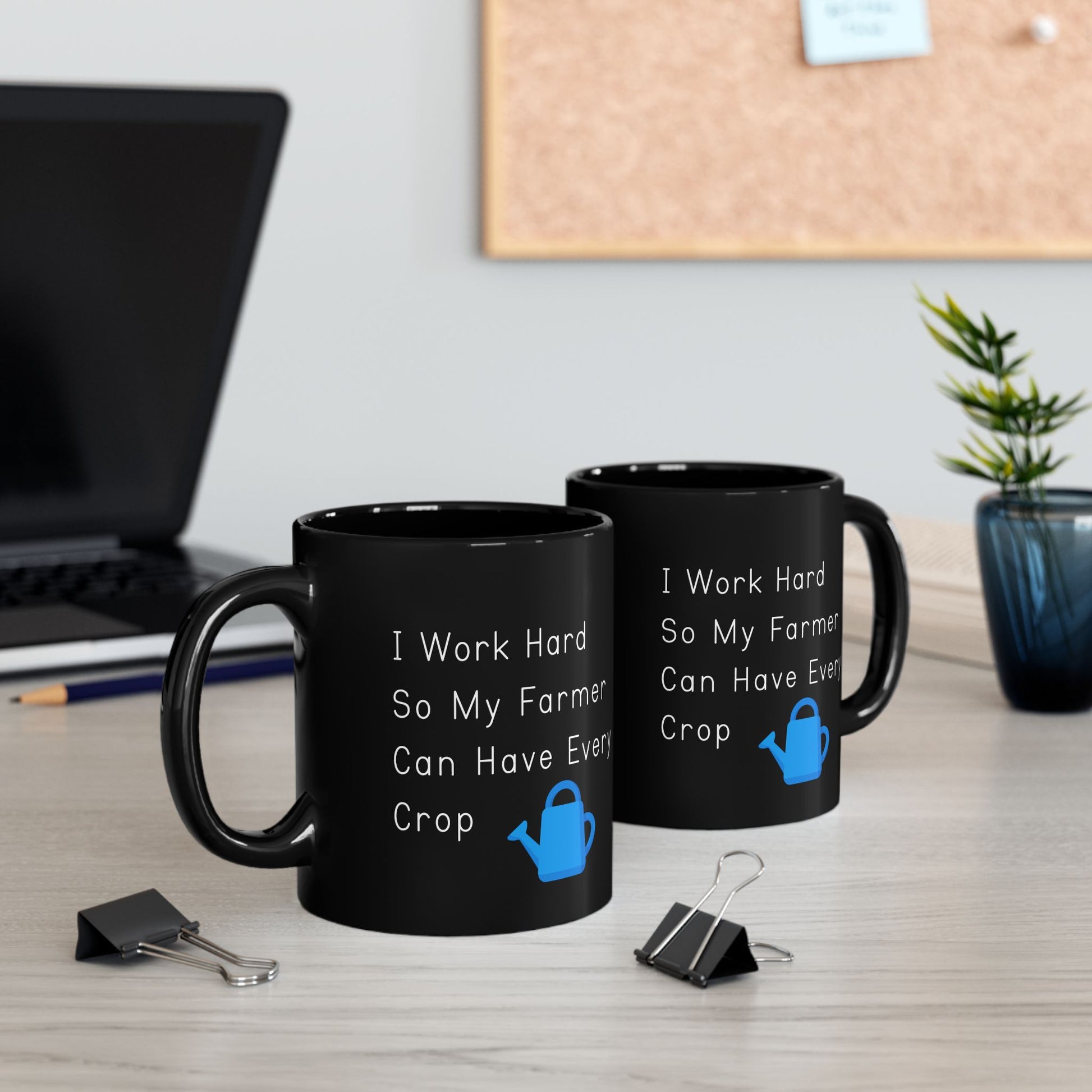I Work Hard So My Farmer Can Have Every Crop 11oz Mug, Stardew Valley Gamer Gift
