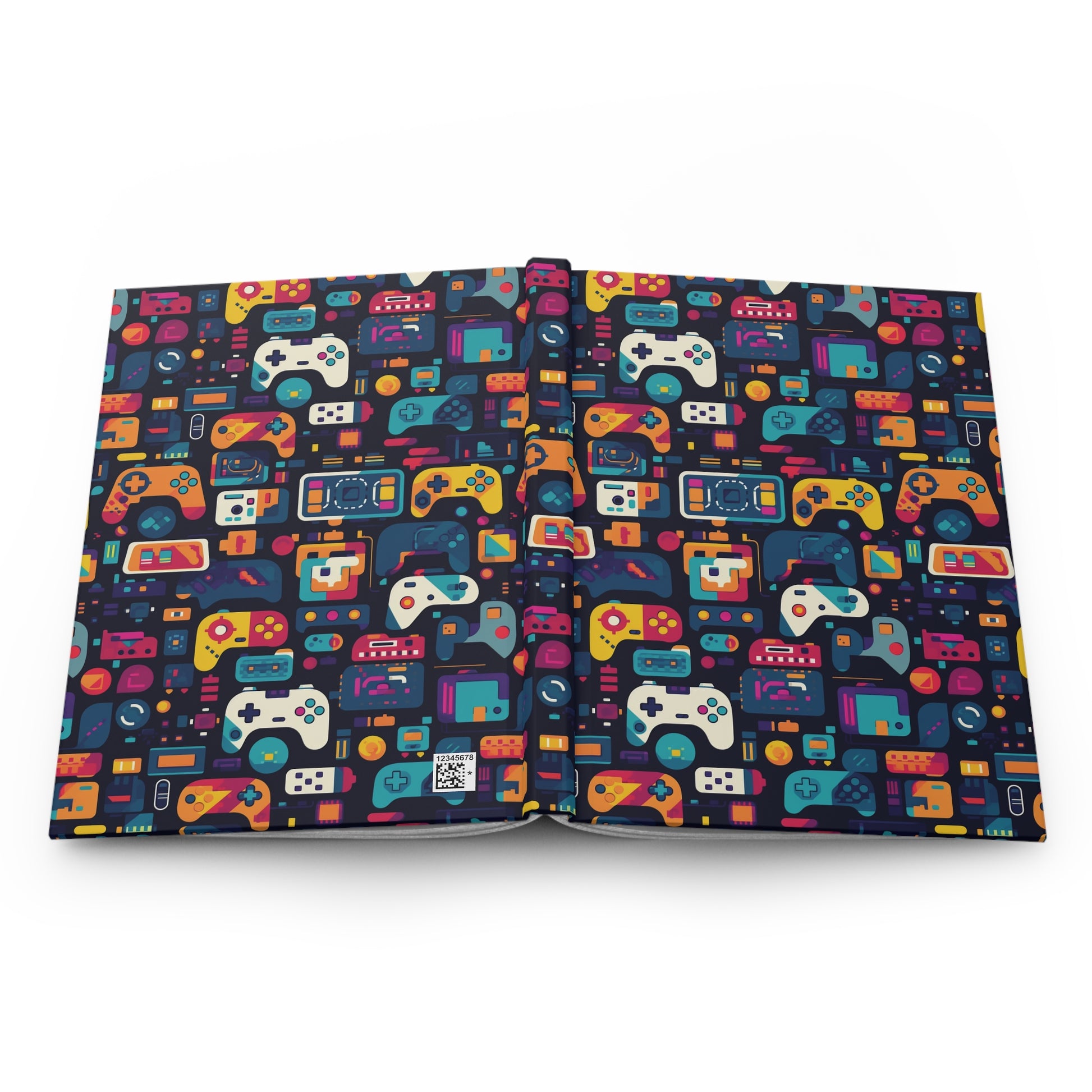 Gaming-Themed Hardcover Journal, Perfect Gift for Gamers