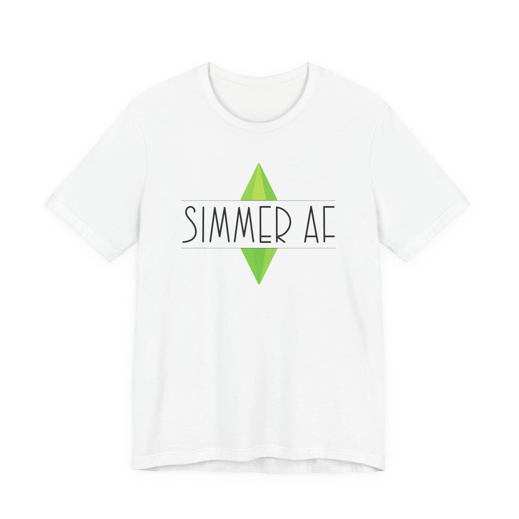 Unisex 'Simmer AF' T-Shirt, The Sims Video Game Tee