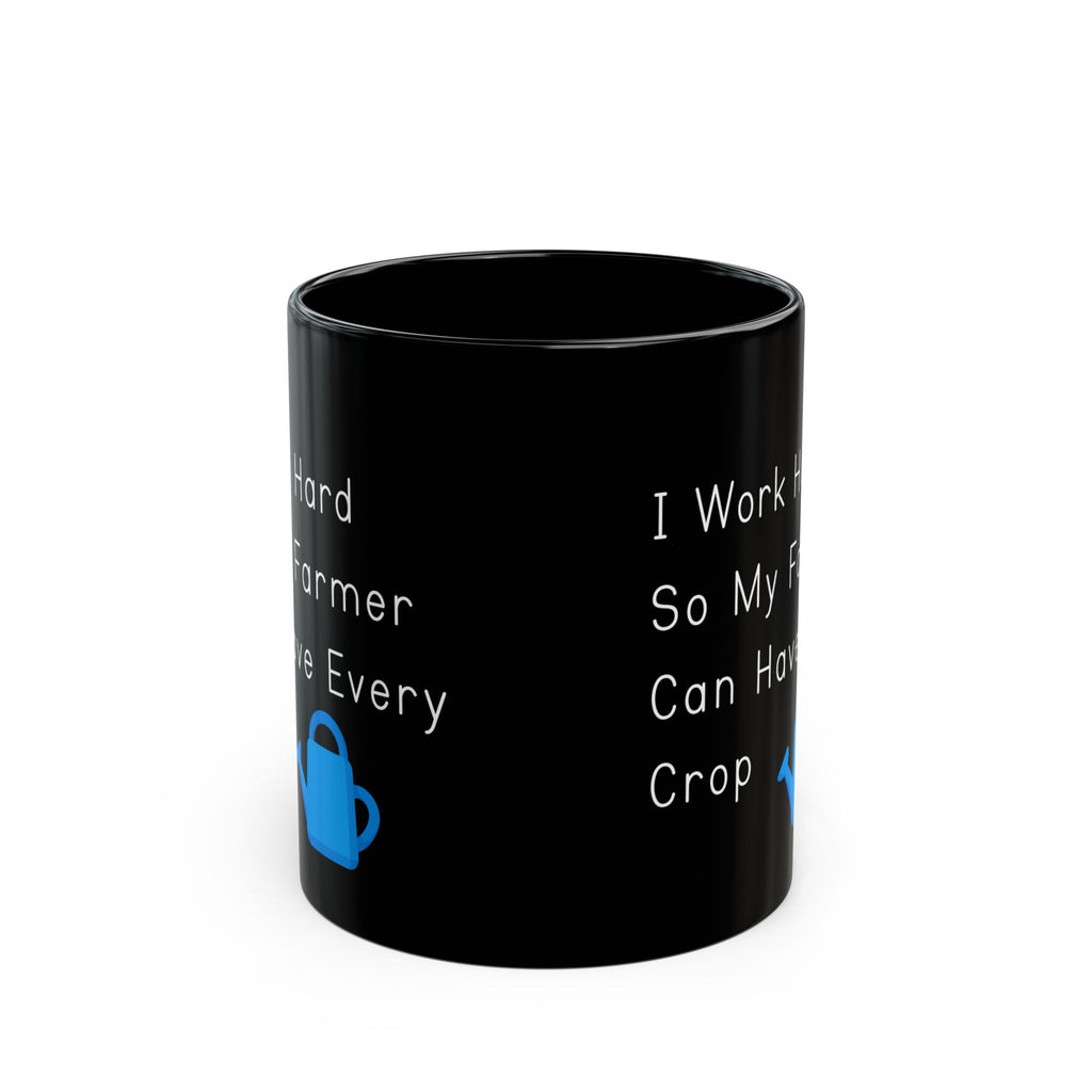 I Work Hard So My Farmer Can Have Every Crop 11oz Mug, Stardew Valley Gamer Gift