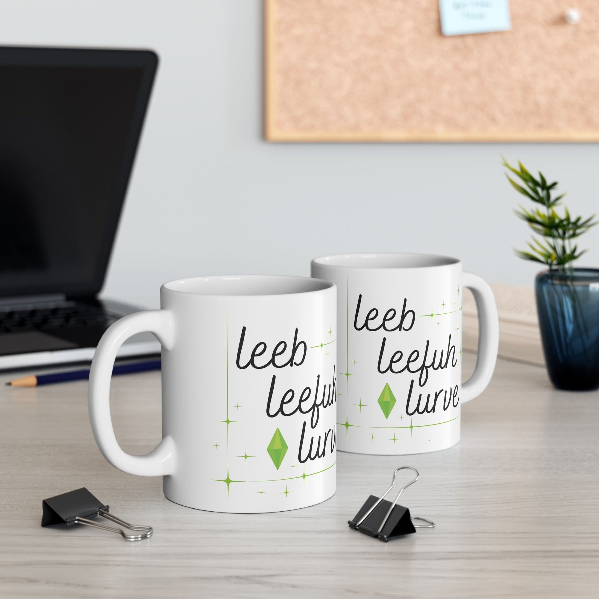 Simlish Leeb Leefuh Lurve 11oz Mug