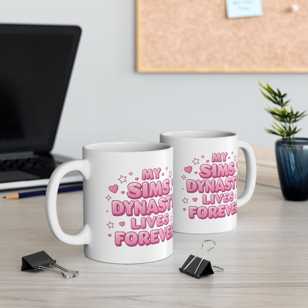 My Sims Dynasty Lives Forever 11oz Cermaic Mug