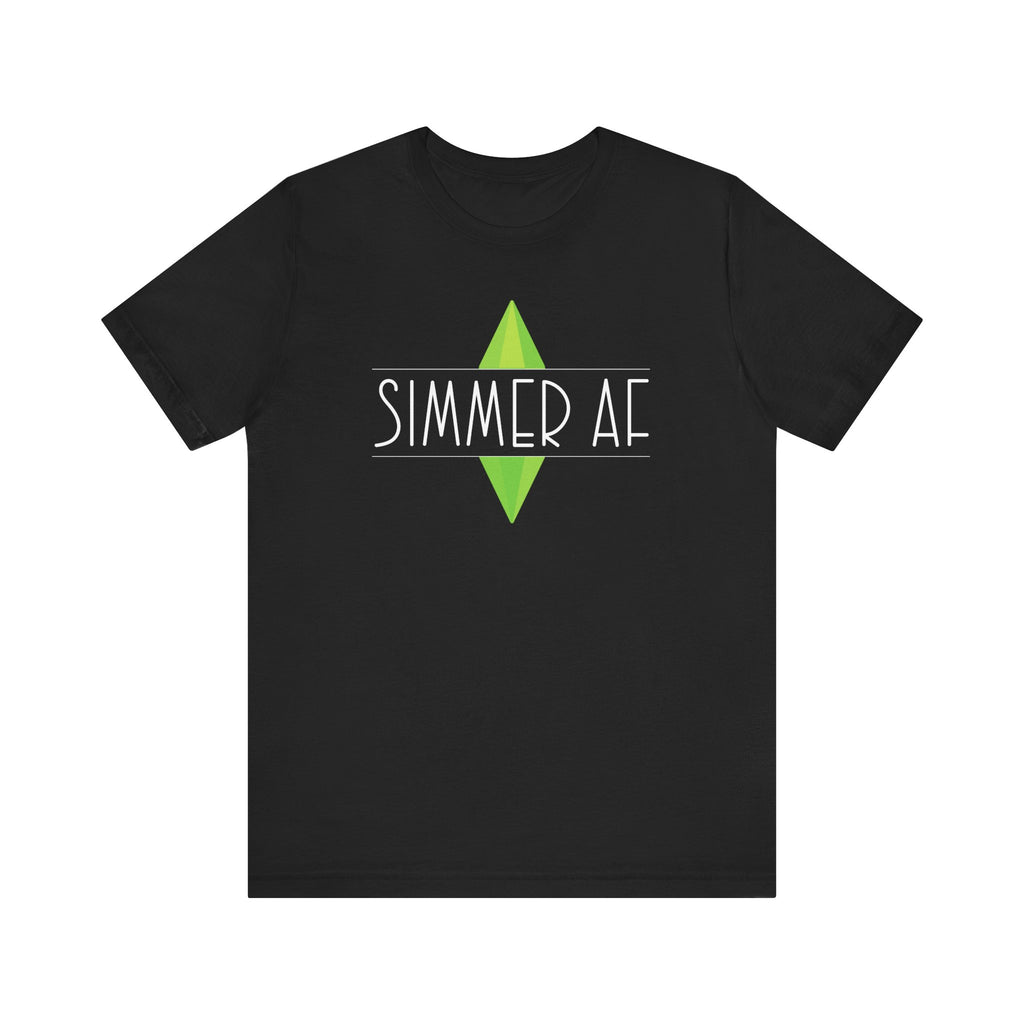 Unisex 'Simmer AF' T-Shirt, The Sims Video Game Tee