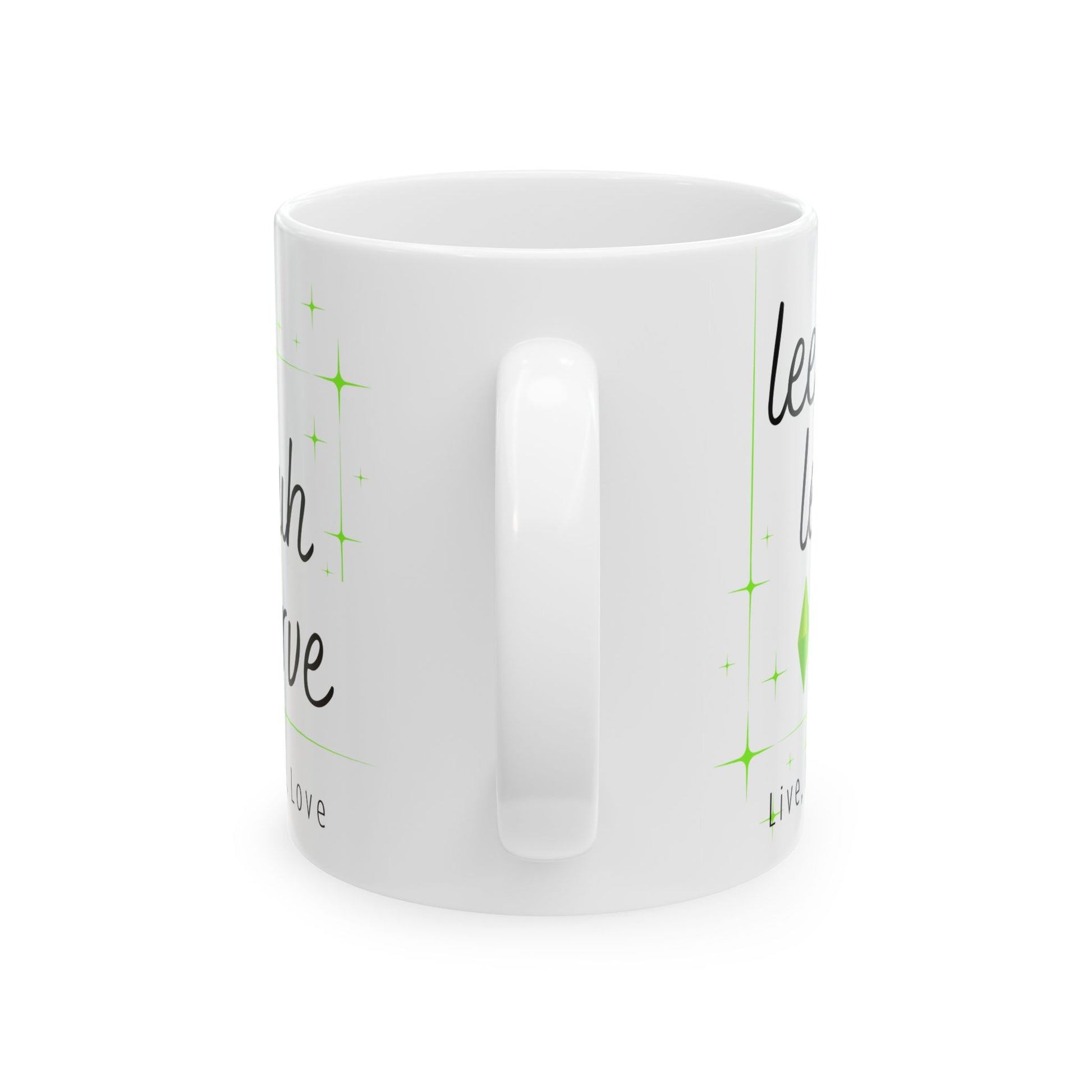 Simlish Leeb Leefuh Lurve 11oz White Ceramic Mug