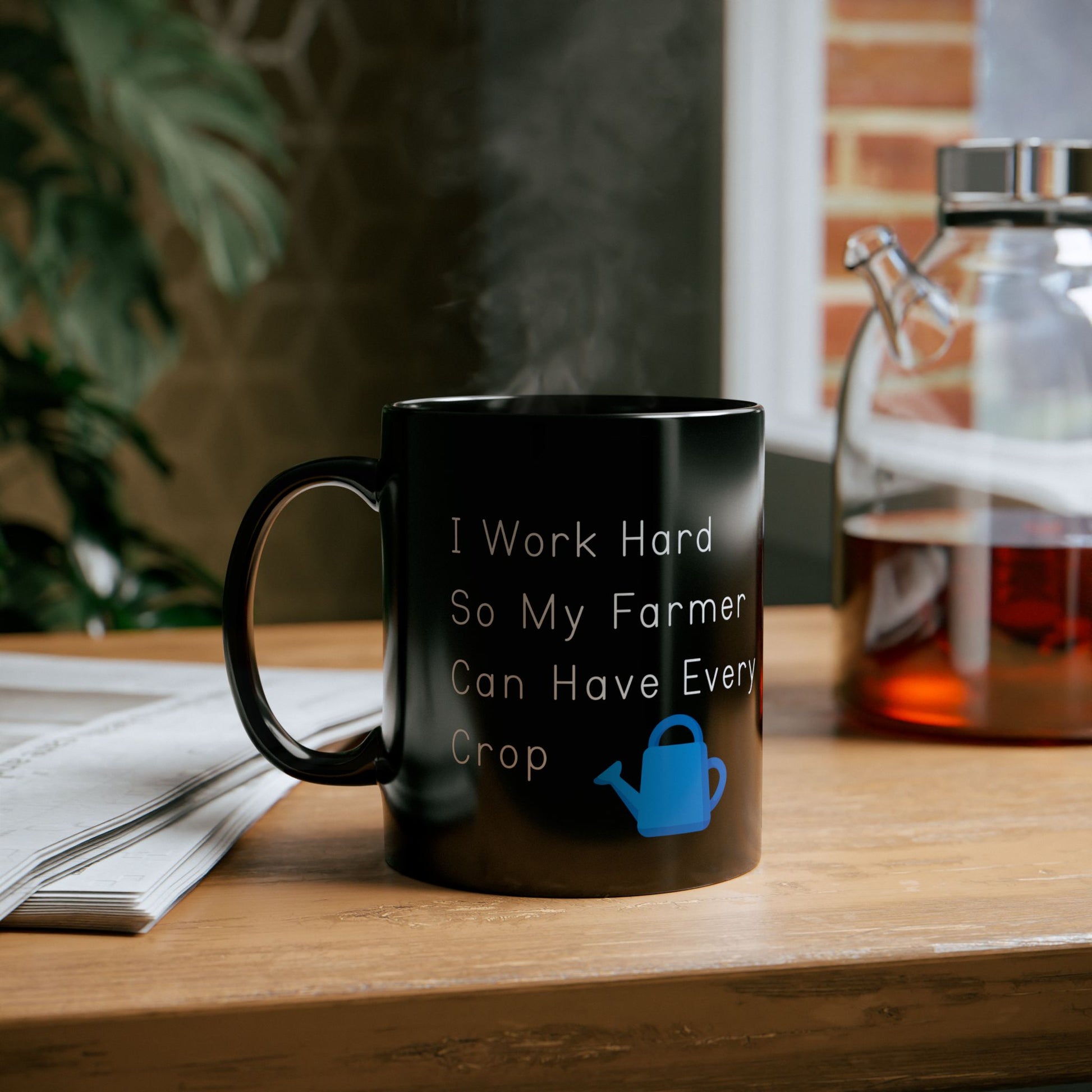 I Work Hard So My Farmer Can Have Every Crop 11oz Mug, Stardew Valley Gamer Gift
