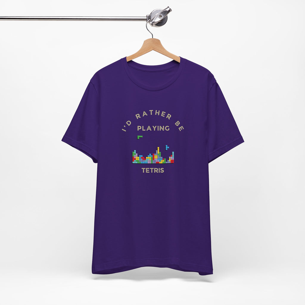 I'd Rather Be Playing Tetris T-Shirt