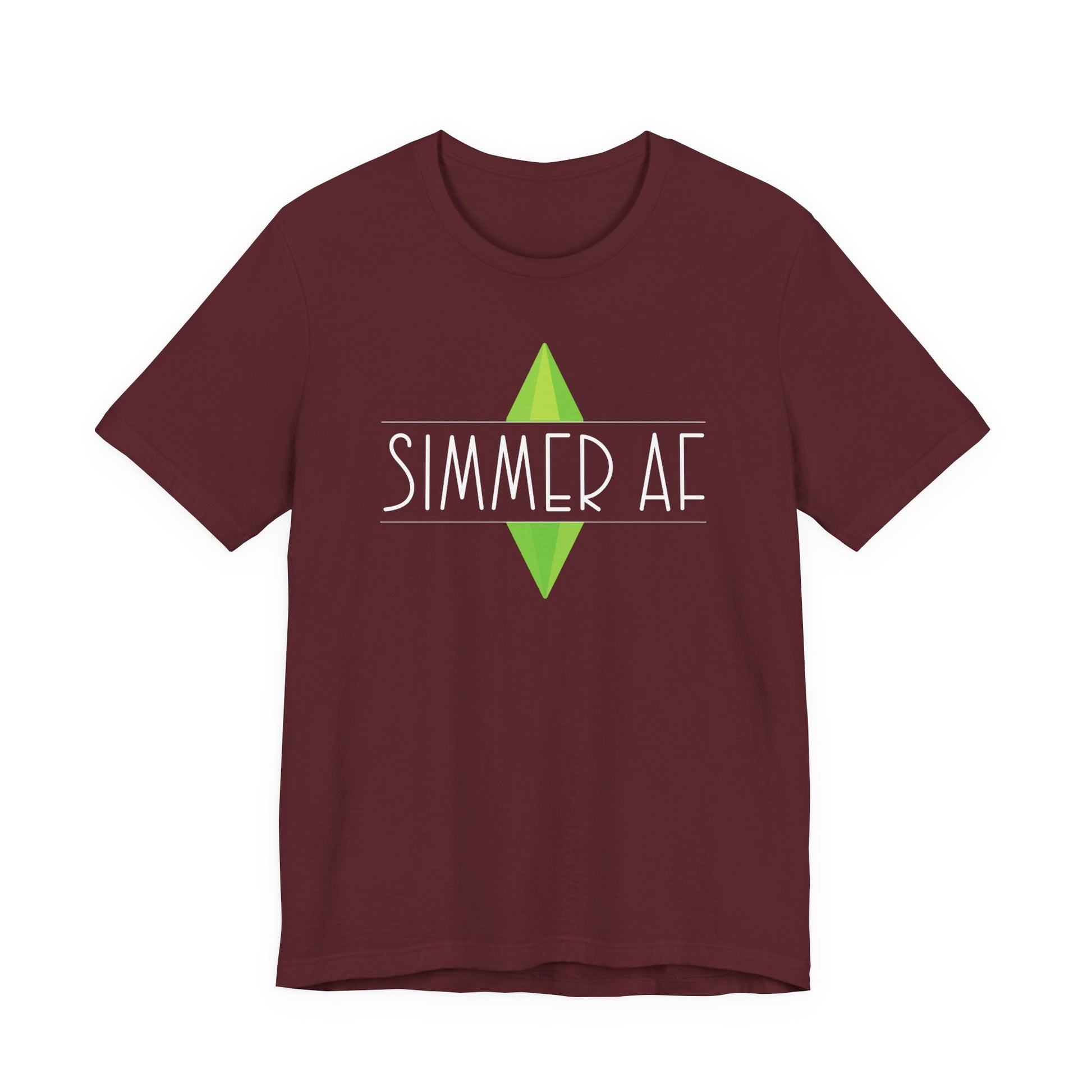 Unisex 'Simmer AF' T-Shirt, The Sims Video Game Tee