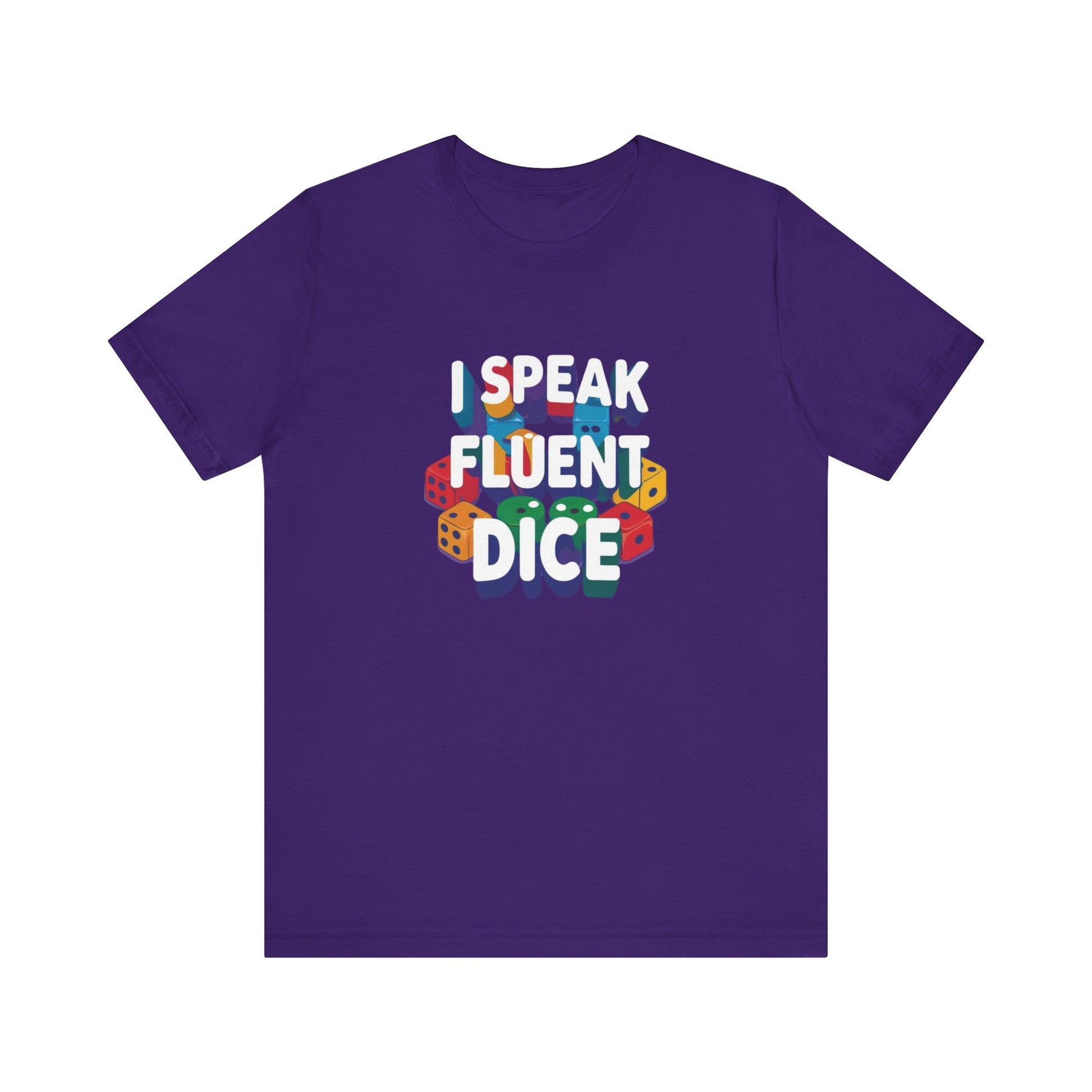 I Speak Fluent Dice T-Shirt – Funny Tabletop RPG Gamer Tee