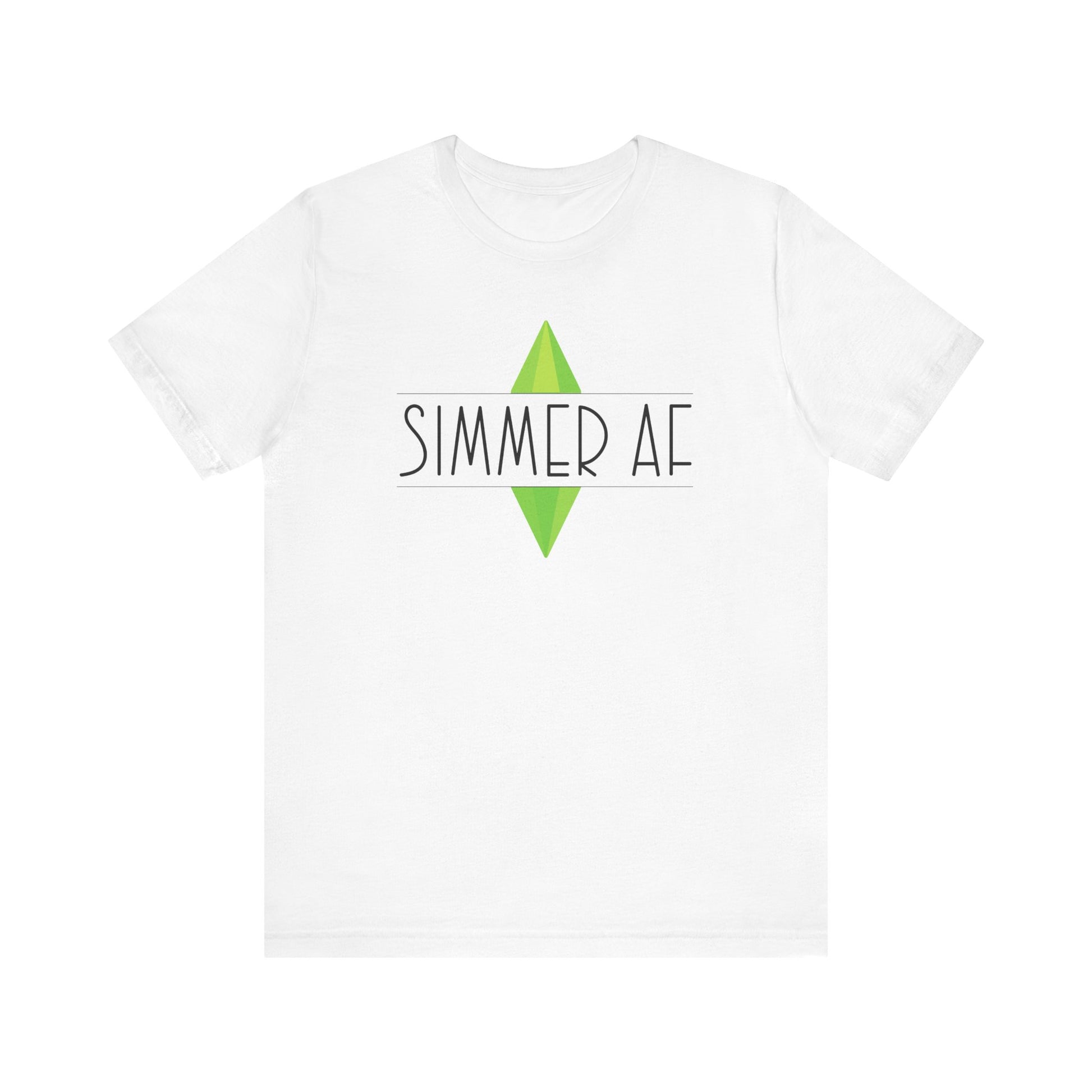 Unisex 'Simmer AF' T-Shirt, The Sims Video Game Tee