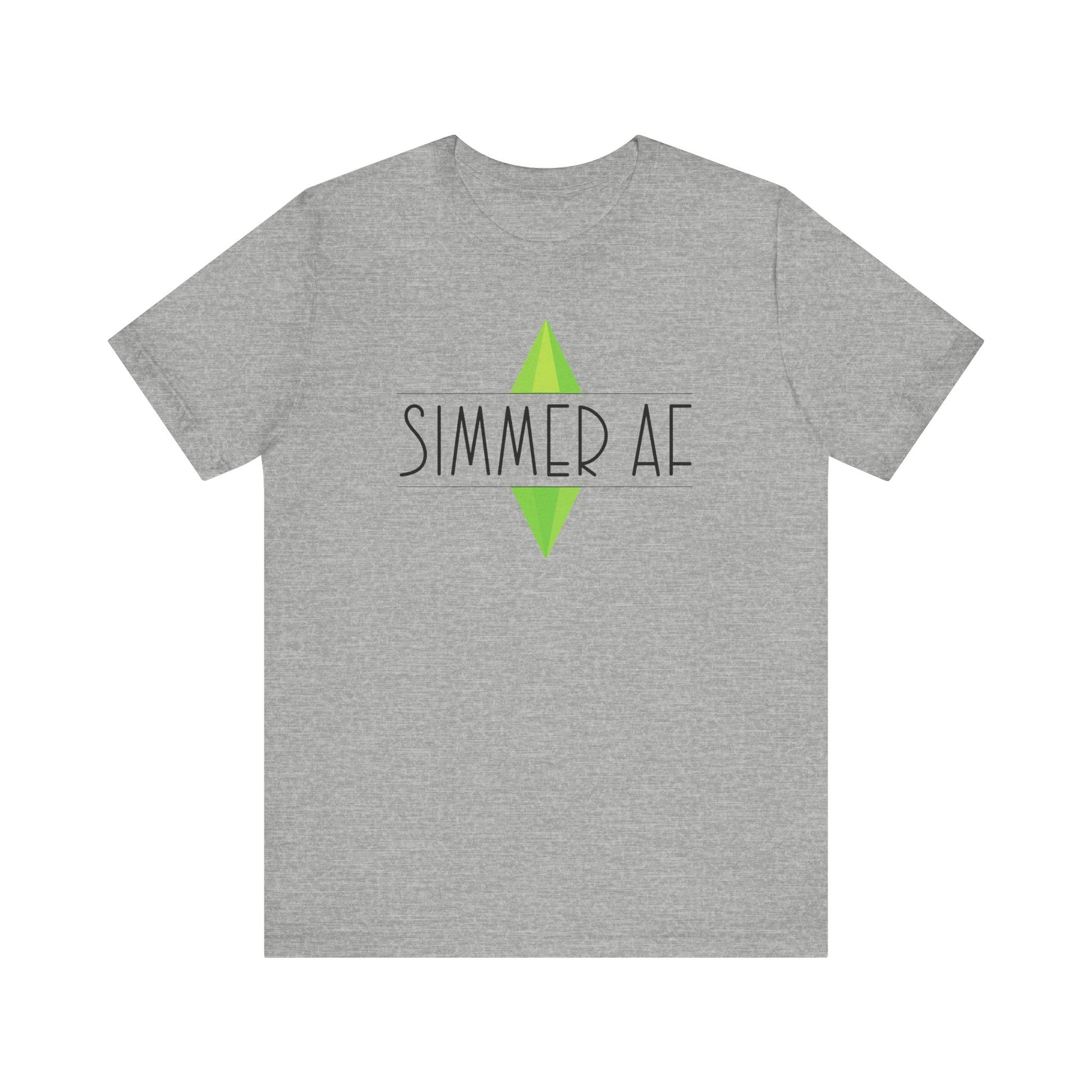 Unisex 'Simmer AF' T-Shirt, The Sims Video Game Tee