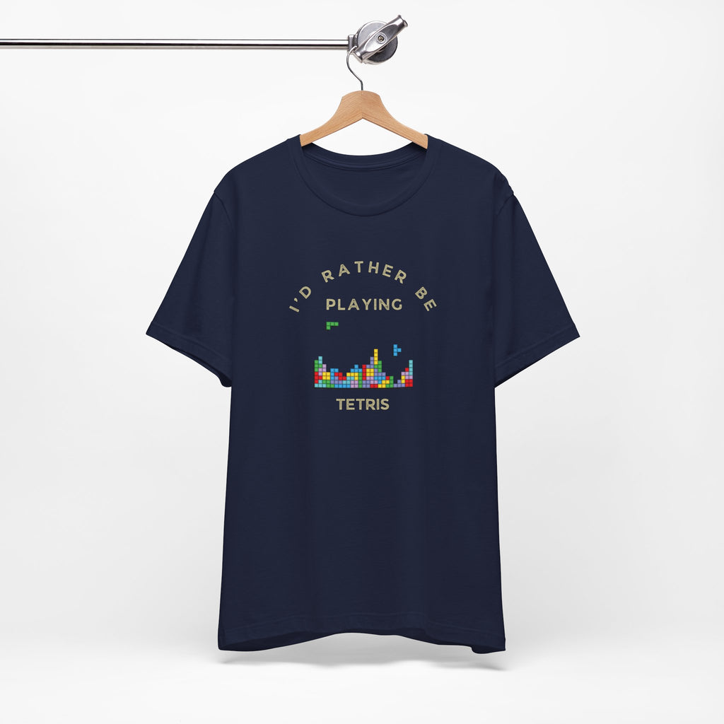 I'd Rather Be Playing Tetris T-Shirt