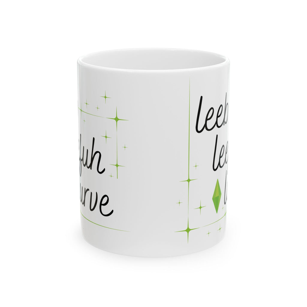Simlish Leeb Leefuh Lurve 11oz Mug
