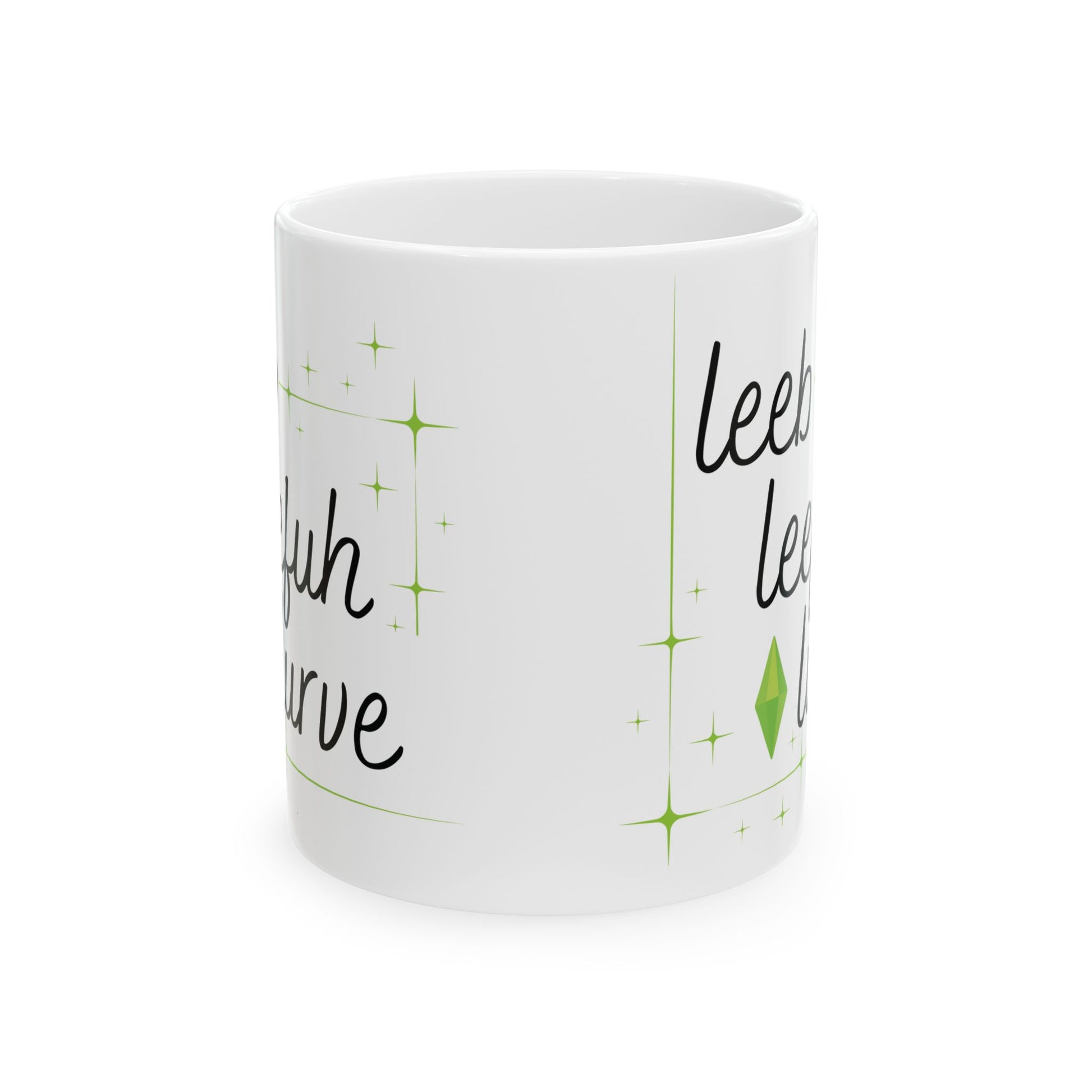 Simlish Leeb Leefuh Lurve 11oz Mug