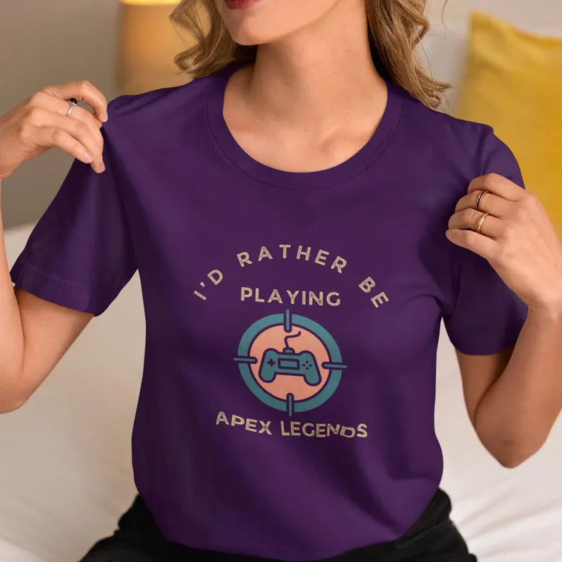 I'd Rather Be Playing Apex Legends T-Shirt